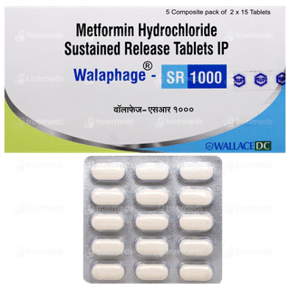 Walaphage Sr 1000 Tablet 15